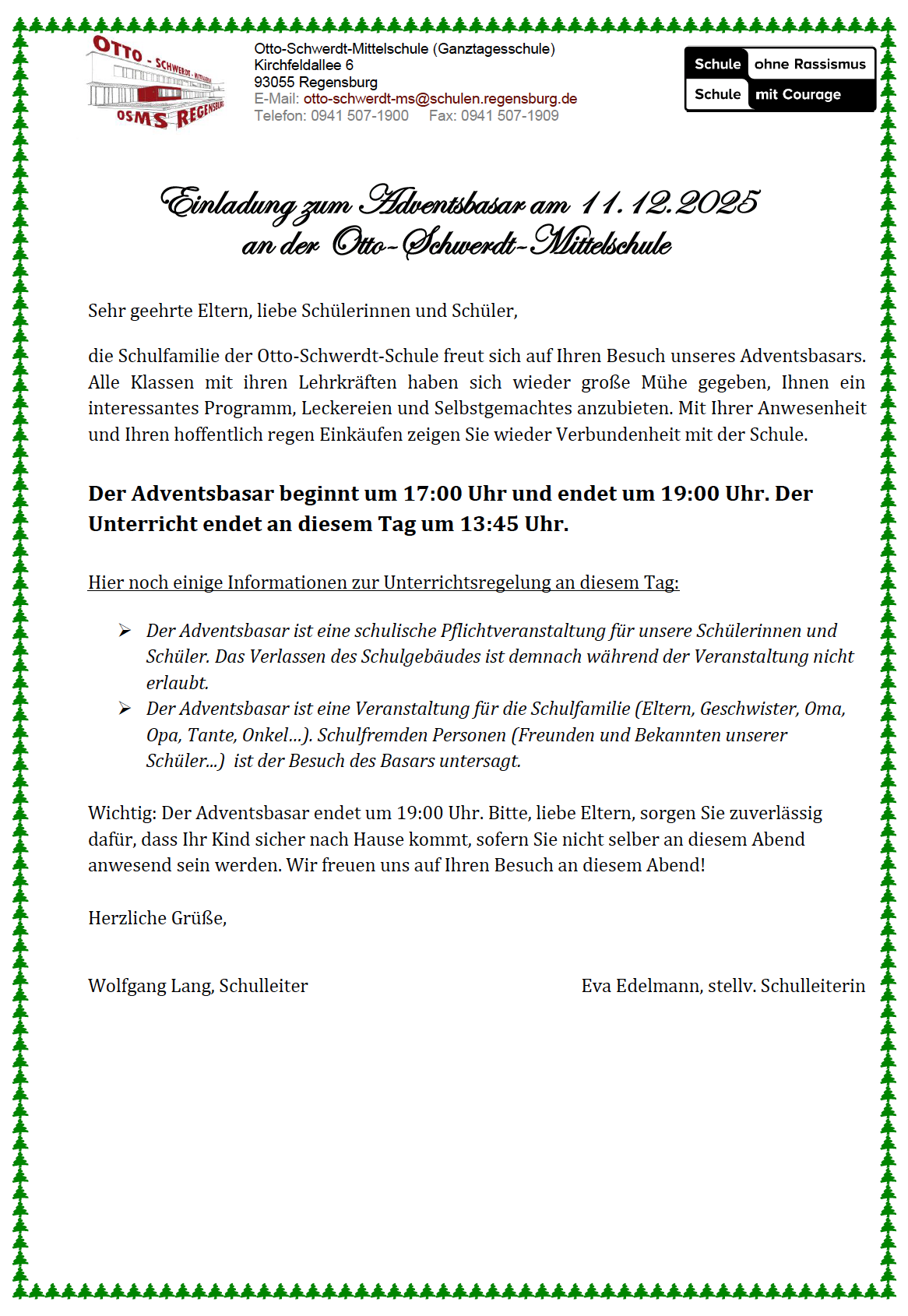 25 26 Einladung Adventsbasar